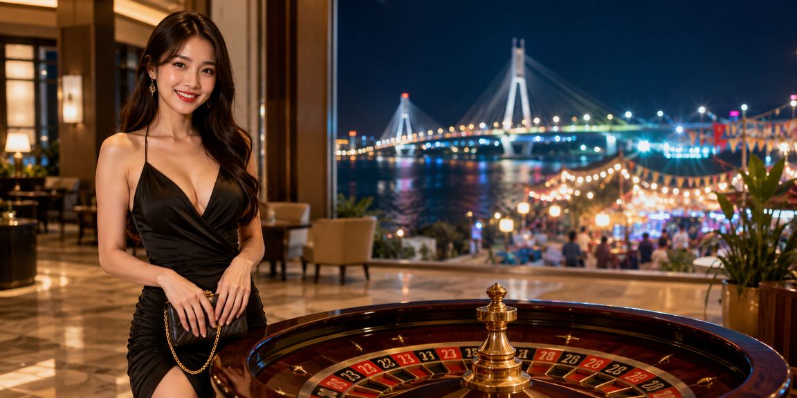 Trò chơi roulette tại khu chợ đêm Cần Thơ